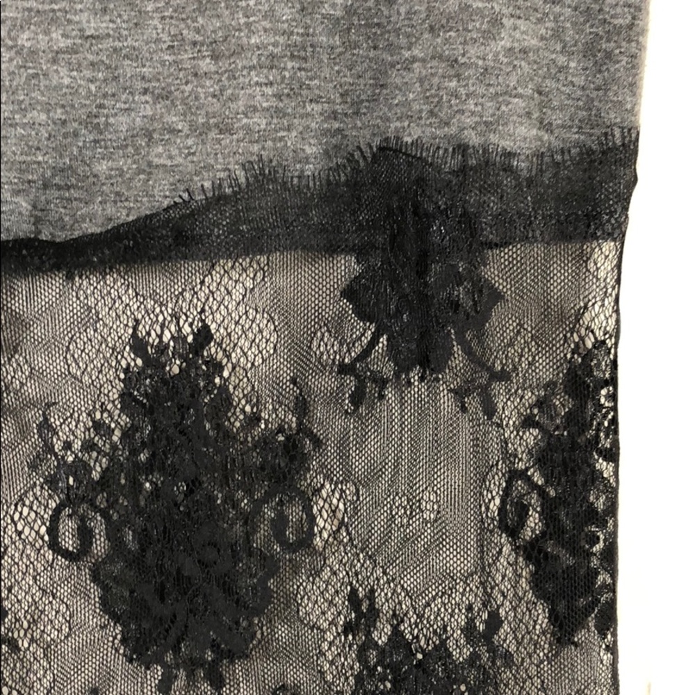 Gray with black lace skirt. B071 - Picture 4 of 8